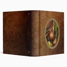 Food - Vegetables - Greens and Onions 3 Ring Binders