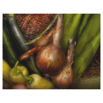 Food - Vegetables - Greens and Onions Flyer Design