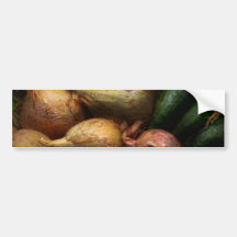 Food - Vegetables - Onions and Peppers Bumper Stickers