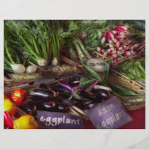 Food - Vegetables - Very fresh produce Personalized Flyer