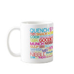 Food Words mug