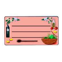 foodie canning personalized shipping label
