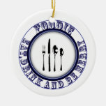Foodie, Eat, Drink and Be Merry Ornament