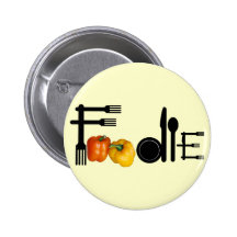 Foodie For Light Background Pin