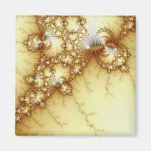 Fools Gold - Fractal Art Magnets