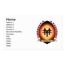 Foosball Mandorla Business Cards