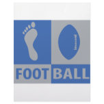 foot ball icon customized letterhead