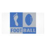 foot ball icon custom photo card