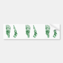 Foot bones. bumper stickers
