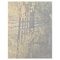 Foot bridge crossing rock bed stream, Minnesota Custom Letterhead