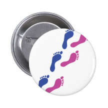 foot feet print prints footprint buttons