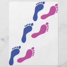 foot feet print prints footprint custom flyer