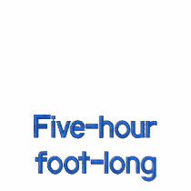 foot-long shirt