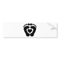 Foot Love Bumper Stickers