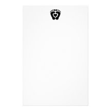 Foot Love Customized Stationery