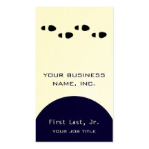 Foot Steps [four] Business Card Templates