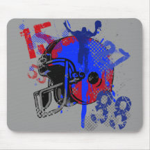 FOOTBALL ABSTRACT MOUSEPADS