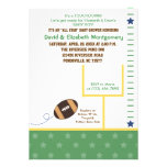 Football All Star Sports Theme Baby Shower Invite invitations