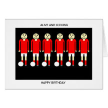 FOOTBALL BIRTHDAY CARD
