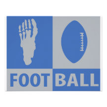 football bizarre icon custom invitations