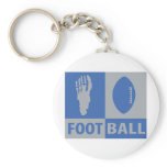 football bizarre icon keychain