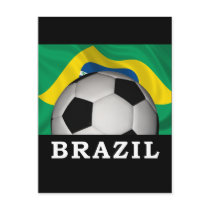 Football Brazil Post Card