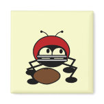 Football Bug Tshirts and Gifts Refrigerator Magnet