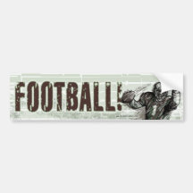 Football! Bumpersticker Bumper Sticker