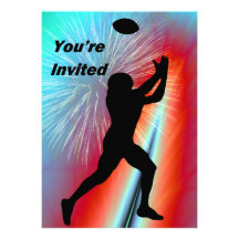 Football Catch  Rocket's Red Glare You're Invited