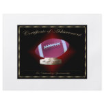 Football Certificate of Achievement flyers