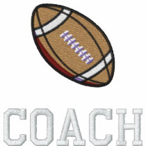 Football Coach Embroidered Shirt