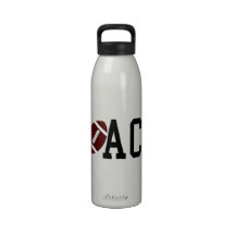 Football Coach Liberty Bottle Water Bottle