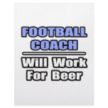 Football Coach...Will Work For Beer Letterhead Template