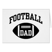 Football Dad Greeting Card