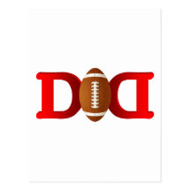 Football Dad Post Card