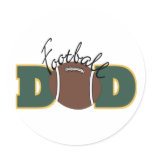 Football Dad Stickers