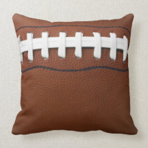 Football Design Throw Pillow