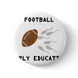 football early education pinback button