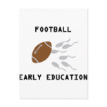 football early education post card