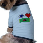 FOOTBALL FAN - I LOVE THE GAME OF FOOTBALL DOG TEE