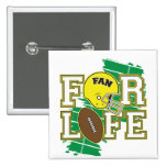 Football Fan Yellow Pin