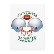 FOOTBALL FANATIC POSTCARD