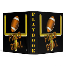 Football Field Goal Playbook Binder