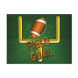 Football Field Goal Post Card