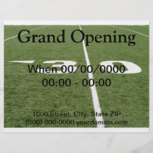Football Field Thirty Flyers