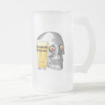 FOOTBALL FOREVER GRAY SKULL PRINT COFFEE MUG