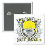 Football Game Yellow Pin