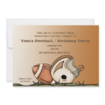 Football Gear - Party Invitation