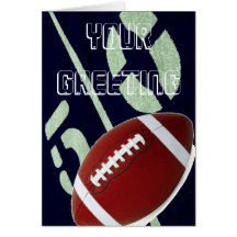 Football Greeting Card