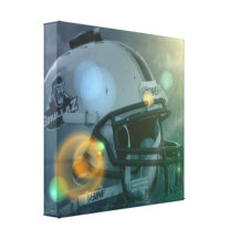 Football Helmet Cavas Print Gallery Wrapped Canvas